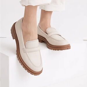 Madewell Bradley Lugsole Loafer Cream